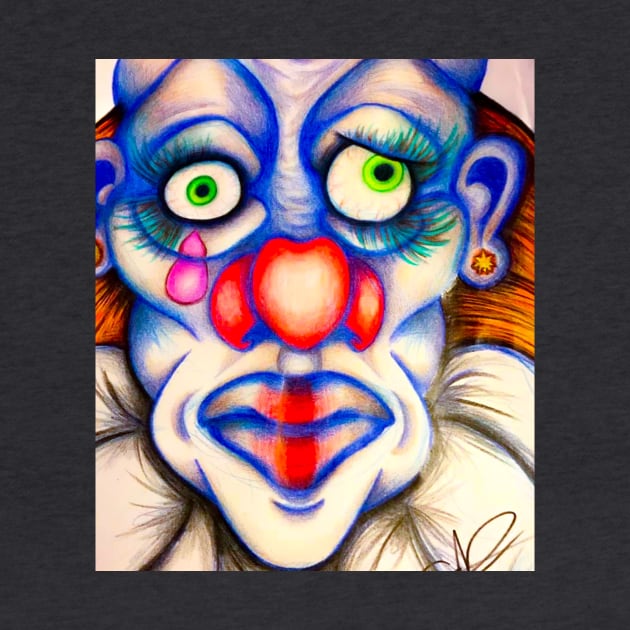 PINK TEAR CLOWN by Anewman00.DESIGNS